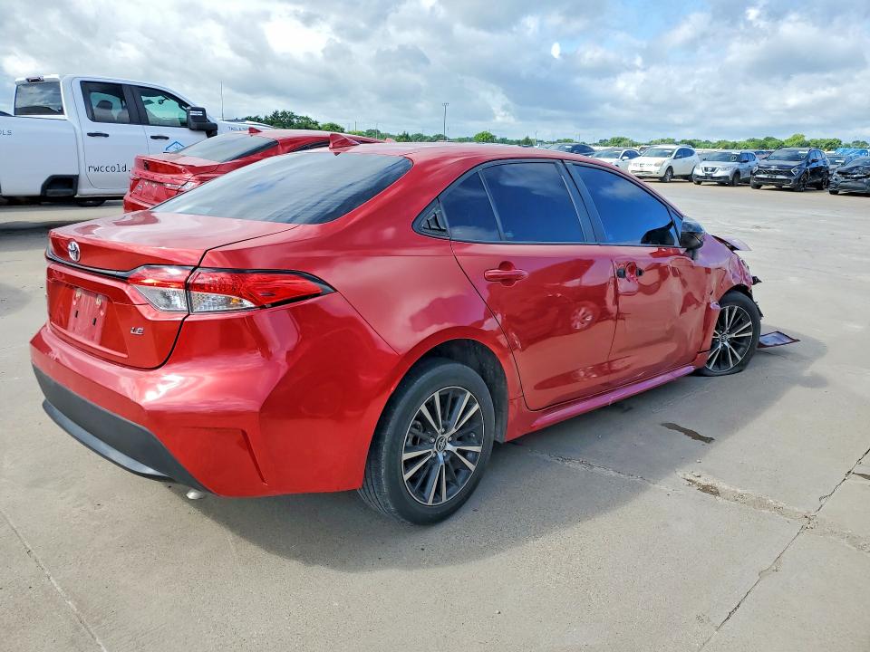 2021 Toyota Corolla VIN 5YFEPMAE5MP261512 COPART salvage auction — FRONT END, TX - CERTIFICATE OF TITLE, sold $750 on 2026-07-16 (photo 3)