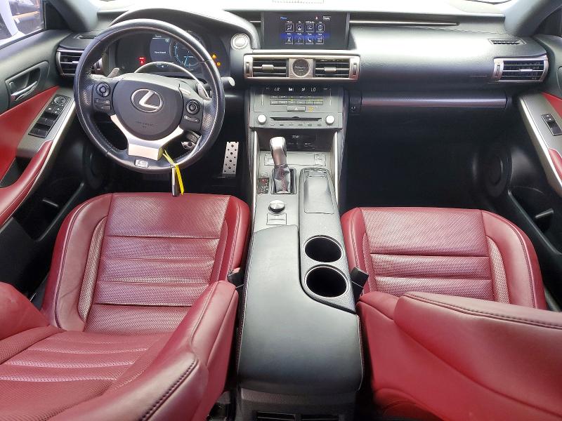 2015 Lexus Is VIN JTHBE1D25F5020332 COPART salvage auction — FRONT END, Ca - Salvage Certificate, sold $2,750 on 2026-07-29 (photo 8)