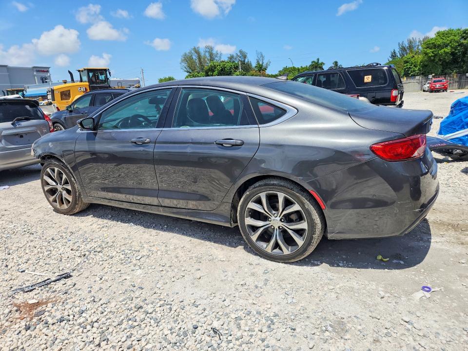 2015 Chrysler 200 VIN 1C3CCCCG8FN520073 COPART salvage auction — FRONT END, VA - CERTIFICATE OF TITLE, sold $275 on 2026-07-22 (photo 2)