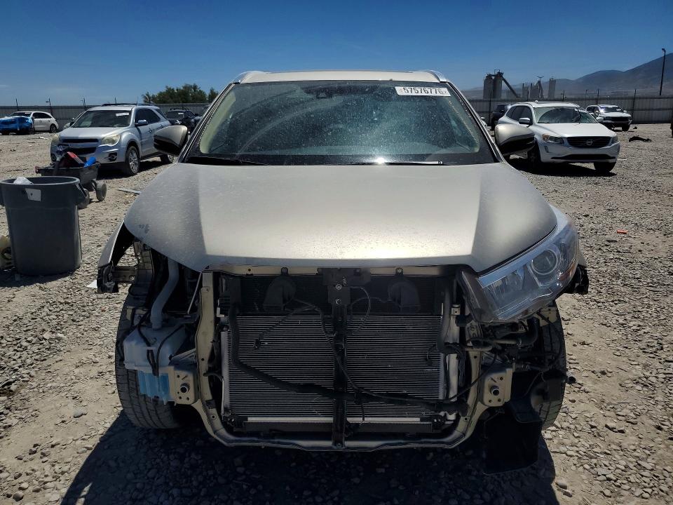 2015 Toyota Highlander hybrid VIN 5TDDCRFHXFS012284 COPART salvage auction — FRONT END, OR - SALVAGE TITLE CERTIFICATE, sold $7,400 on 2026-07-14 (photo 5)