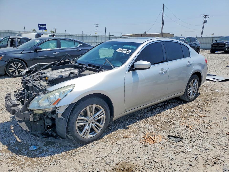 2015 Infiniti VIN JN1CV6AR5FM651353 COPART salvage auction — FRONT END, UT - SALVAGE CERTIFICATE, sold $1,700 on 2026-07-31 (photo 1)