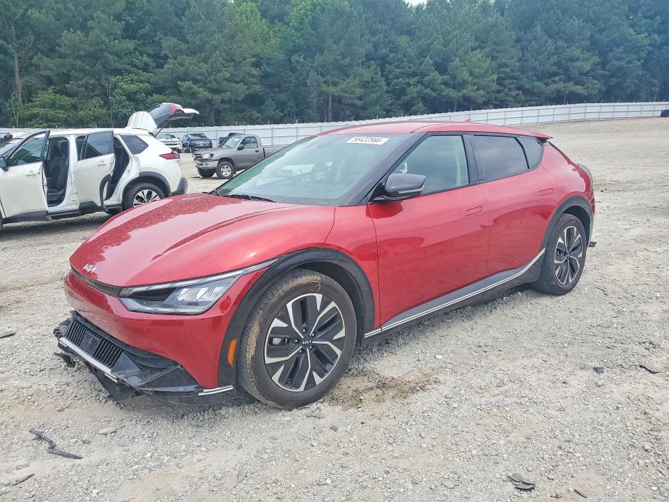 2022 Kia Ev6 VIN KNDC34LA1N5042395 COPART salvage auction — ROLLOVER, Ga - Cert Of Title-Salvage, sold $6,600 on 2026-07-22 (photo 1)