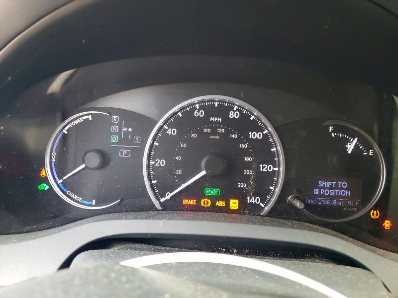 2012 Lexus Ct VIN JTHKD5BH3C2065915 COPART salvage auction — MECHANICAL, Va - Certificate Of Title, sold $2,450 on 2026-07-06 (photo 9)
