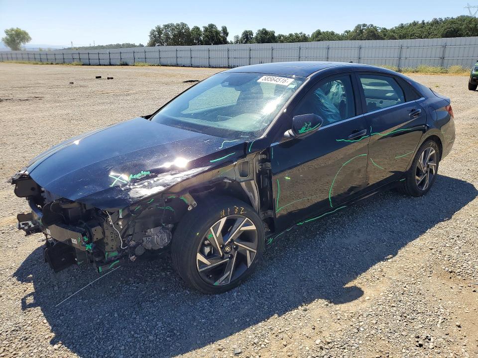 2024 Hyundai VIN KMHLN4DJ6RU115700 COPART salvage auction — FRONT END, CA - SALVAGE CERTIFICATE, sold $5,100 on 2026-07-24 (photo 1)
