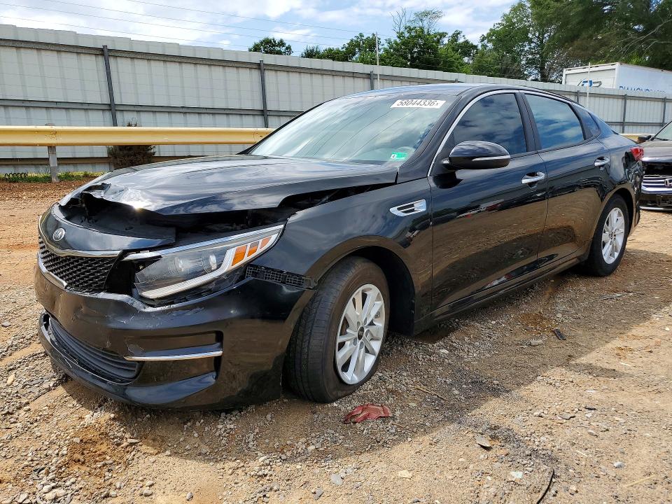 2018 Kia Optima VIN 5XXGT4L39JG185166 COPART salvage auction — FRONT END, VA - CERT OF TITLE - SALVAGE, sold $700 on 2026-07-24 (photo 1)