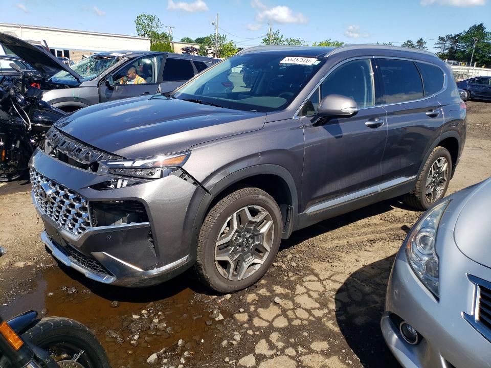 2023 Hyundai Santa fe VIN KM8S7DA22PU092299 COPART salvage auction — FRONT END, Ct - Cert Of Title-Salvage, sold $17,000 on 2026-07-02 (photo 1)