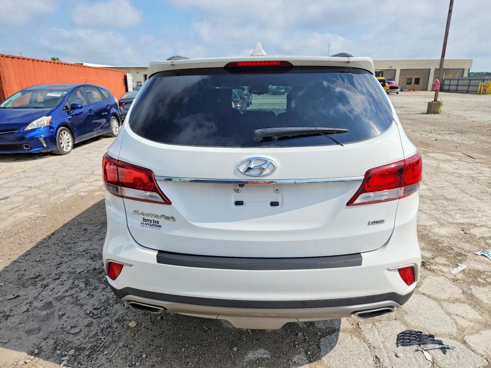 2017 Hyundai Santa fe VIN KM8SMDHF1HU206067 COPART salvage auction — MINOR DENT/SCRATCHES, In - Certificate Of Title (P), sold $3,150 on 2026-07-07 (photo 6)