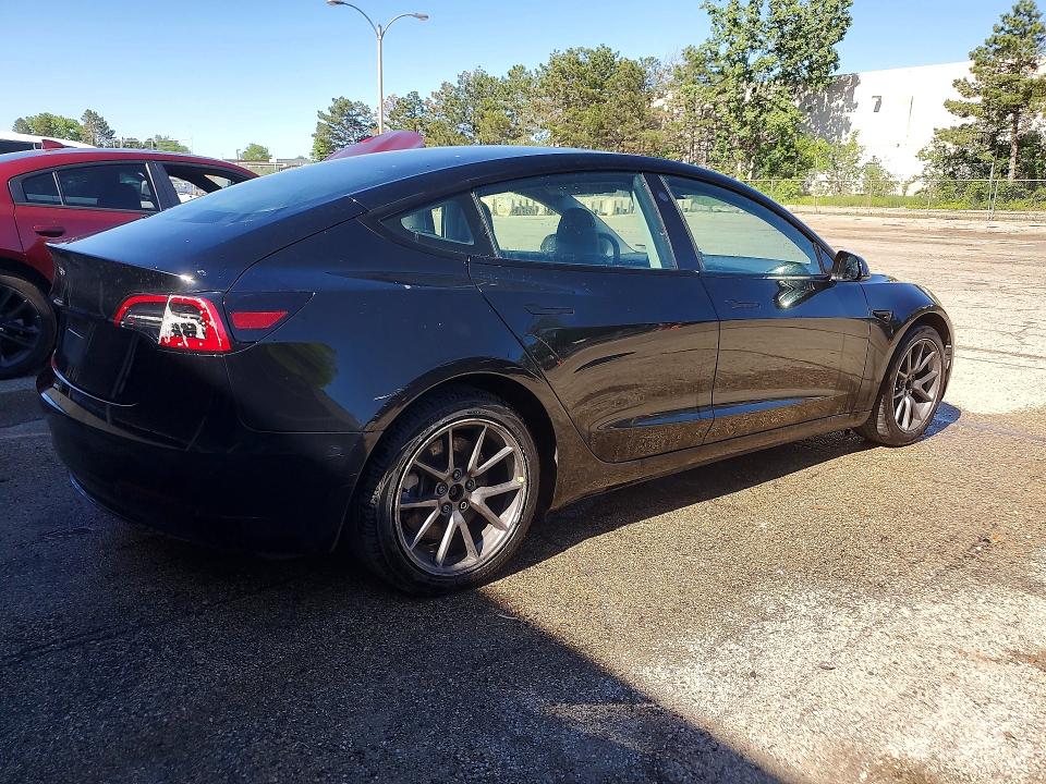 2023 Tesla Model 3 VIN 5YJ3E1EAXPF436193 COPART salvage auction — UNDERCARRIAGE, Il - Salvage Certificate, sold $6,100 on 2026-07-13 (photo 3)