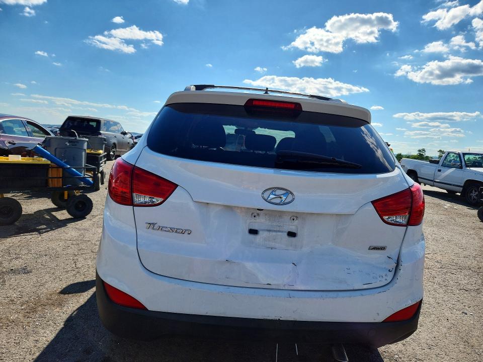 2014 Hyundai Tucson VIN KM8JUCAG9EU798273 COPART salvage auction — REAR END, Pa - Certificate Of Salvage, sold $1,500 on 2026-07-07 (photo 6)