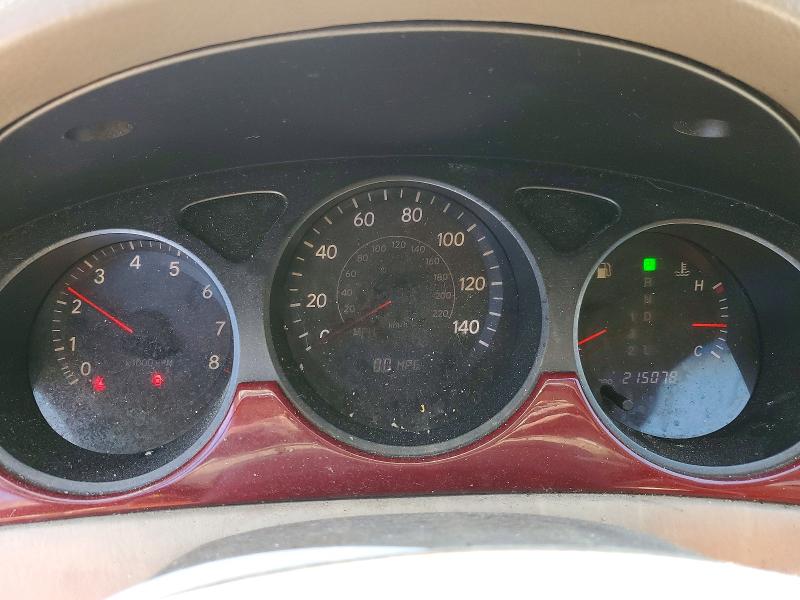 2004 Lexus Es 330 VIN JTHBA30GX45028075 COPART salvage auction — FRONT END, SC - CERT OF TITLE-SALVAGE, sold $325 on 2026-07-20 (photo 9)