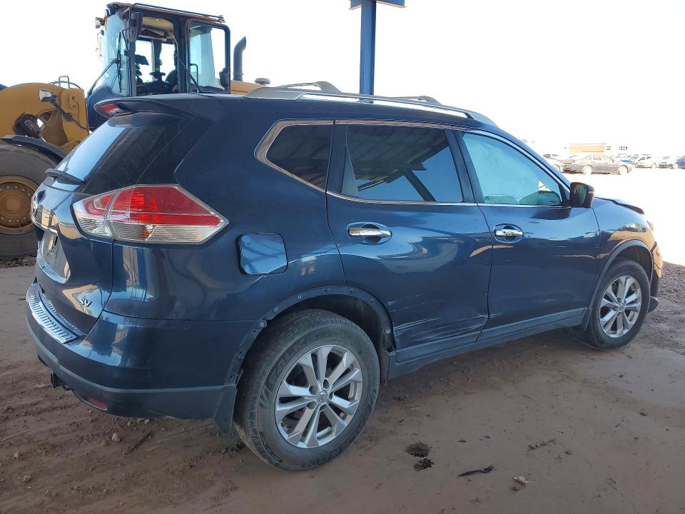 2016 Nissan Rogue VIN KNMAT2MT6GP626696 COPART salvage auction — FRONT END, Salvage Title, sold $175 on 2026-07-21 (photo 3)