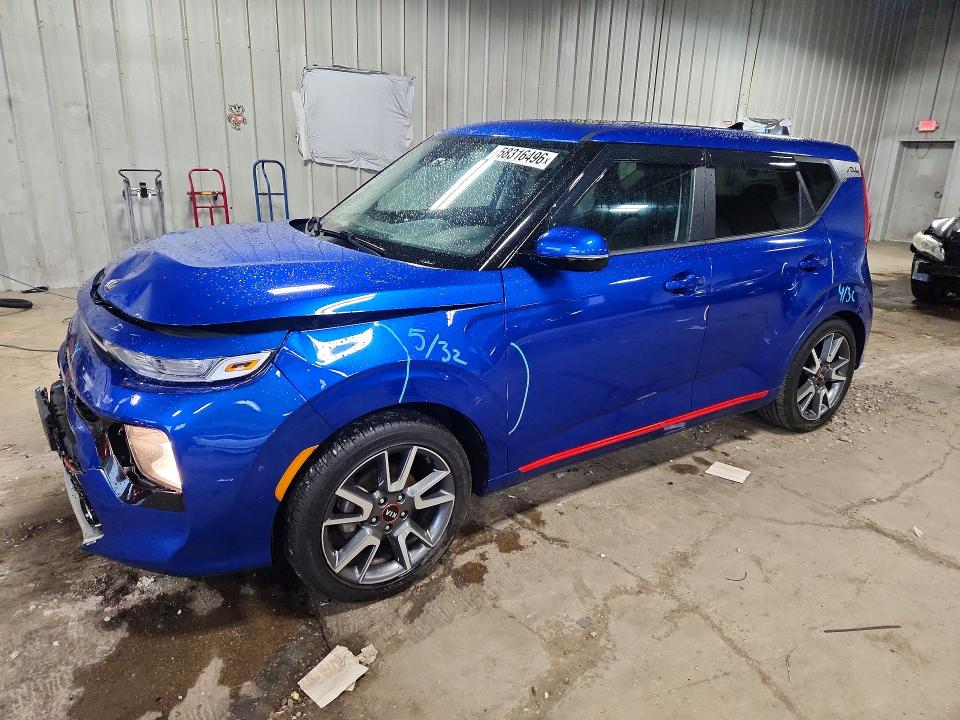 2021 Kia Soul VIN KNDJ63AU1M7786121 COPART salvage auction — FRONT END, Wi - Cert Of Title-Claim Paid, sold $2,400 on 2026-07-27 (photo 1)