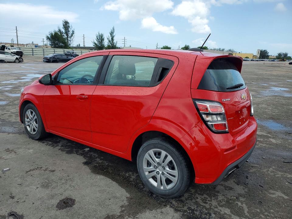 2020 Chevrolet SONIC VIN 1G1JG6SB6L4122062 COPART salvage auction — MINOR DENT/SCRATCHES, Fl - Certificate Of Title (P), sold $4,500 on 2026-07-08 (photo 2)