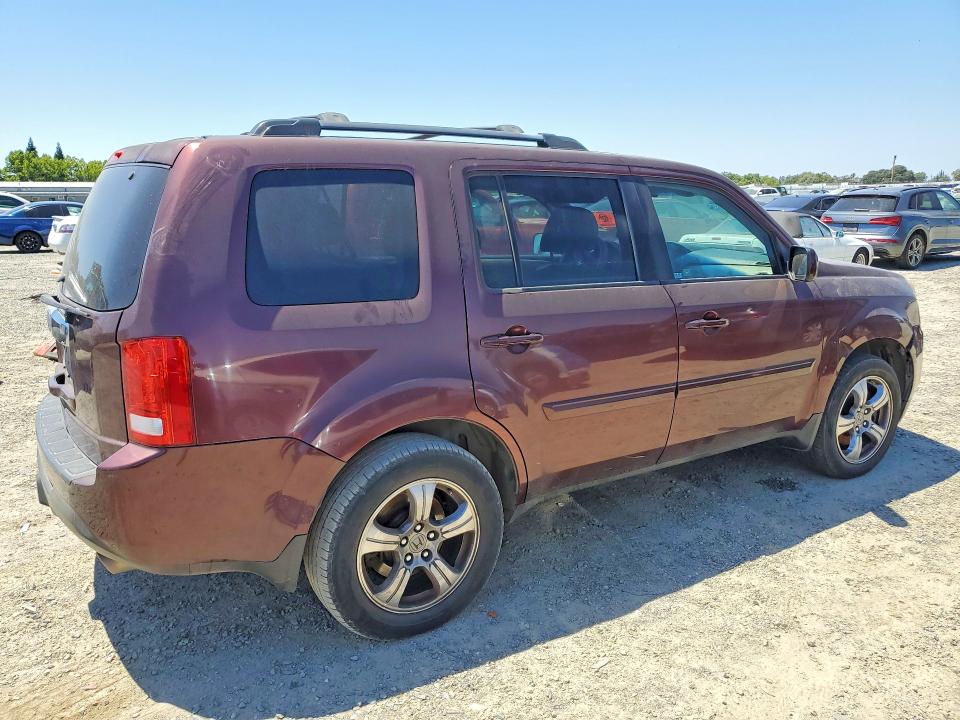 2012 Honda VIN 5FNYF3H51CB021982 COPART salvage auction — MECHANICAL, Ca - Dis/Dlr/Exp Only Clean Title, sold $850 on 2026-07-02 (photo 3)
