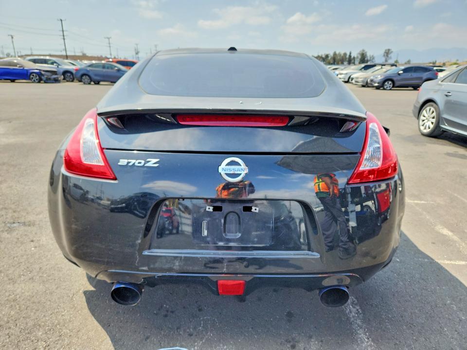 2014 Nissan 370z VIN JN1AZ4EH1EM630595 COPART salvage auction — REAR END, Ca - Salvage Certificate, sold $3,300 on 2026-07-08 (photo 6)