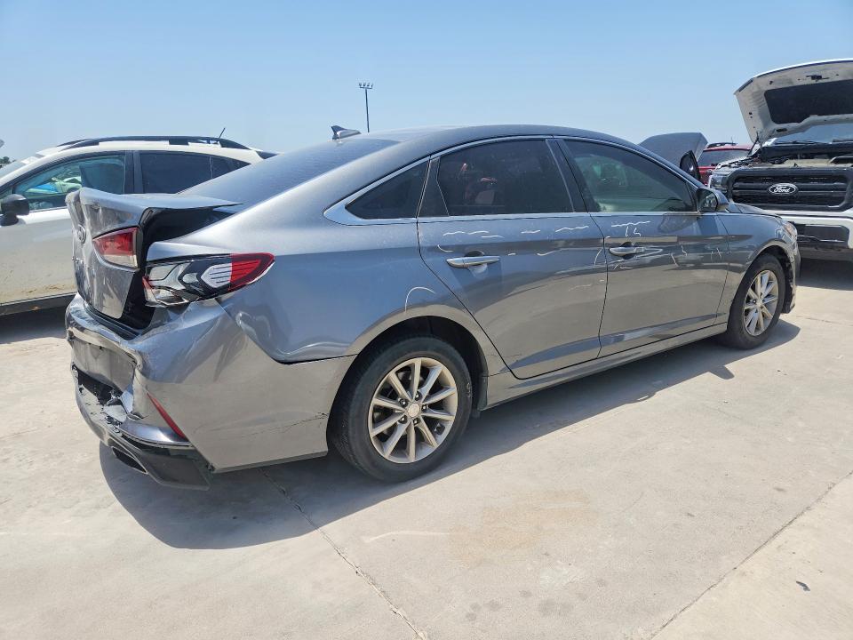2019 Hyundai Sonata VIN 5NPE24AF6KH765391 COPART salvage auction — REAR END, Tx - Salvage Vehicle Title, sold $1,800 on 2026-07-09 (photo 3)