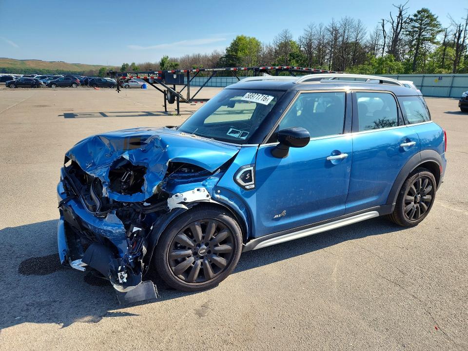 2022 Mini Cooper VIN WMZ83BR04N3N99399 COPART salvage auction — FRONT END, Ny - Mv-907A Salvage Certificate, sold $3,250 on 2026-07-20 (photo 1)