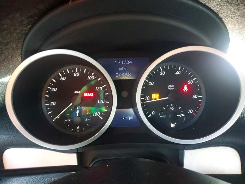 2007 Mercedes-benz Slk-class VIN WDBWK54F87F145051 COPART salvage auction — MINOR DENT/SCRATCHES, Tx - Certificate Of Title, sold $1,175 on 2026-07-11 (photo 9)