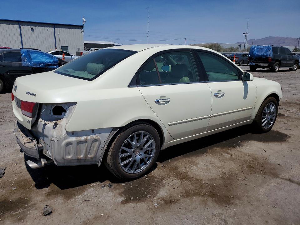 2006 Hyundai Sonata VIN 5NPEU46F86H122792 COPART salvage auction — FRONT END, Nv - Salvage Title, sold $375 on 2026-07-09 (photo 3)
