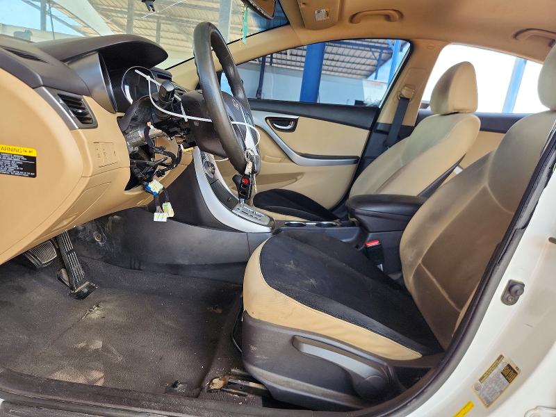 2012 Hyundai Elantra VIN 5NPDH4AE1CH150959 COPART salvage auction — VANDALISM, AZ - CERT OF TITLE - SALVAGE, sold $1,100 on 2026-07-02 (photo 7)