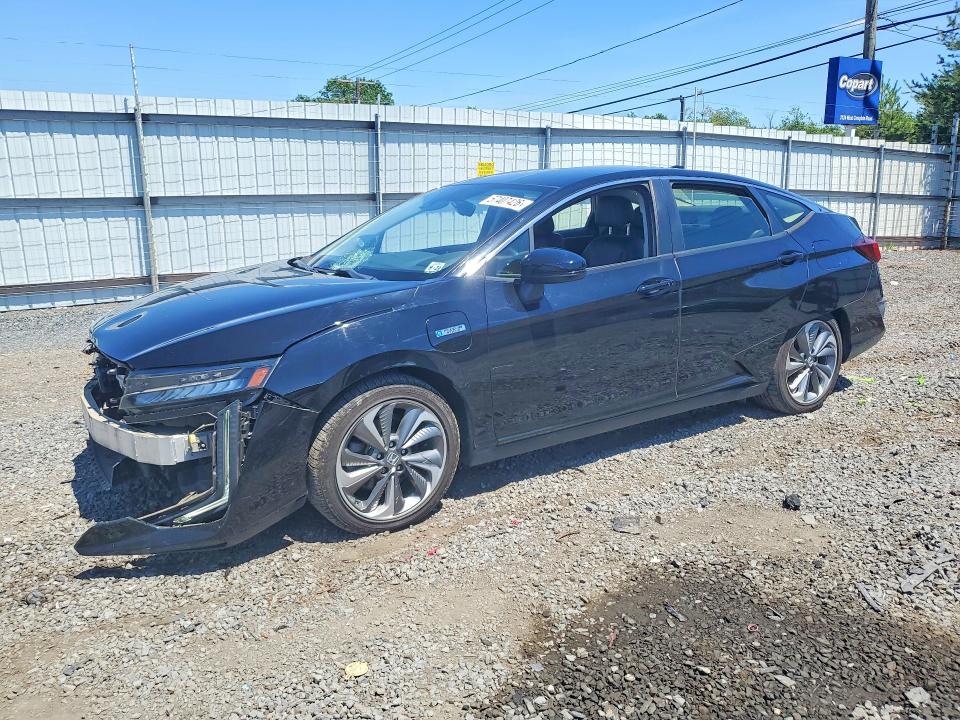 2018 Honda Clarity VIN JHMZC5F3XJC007548 COPART salvage auction — FRONT END, Nj - Cert Of Title-Salvage, sold $1,100 on 2026-07-24 (photo 1)