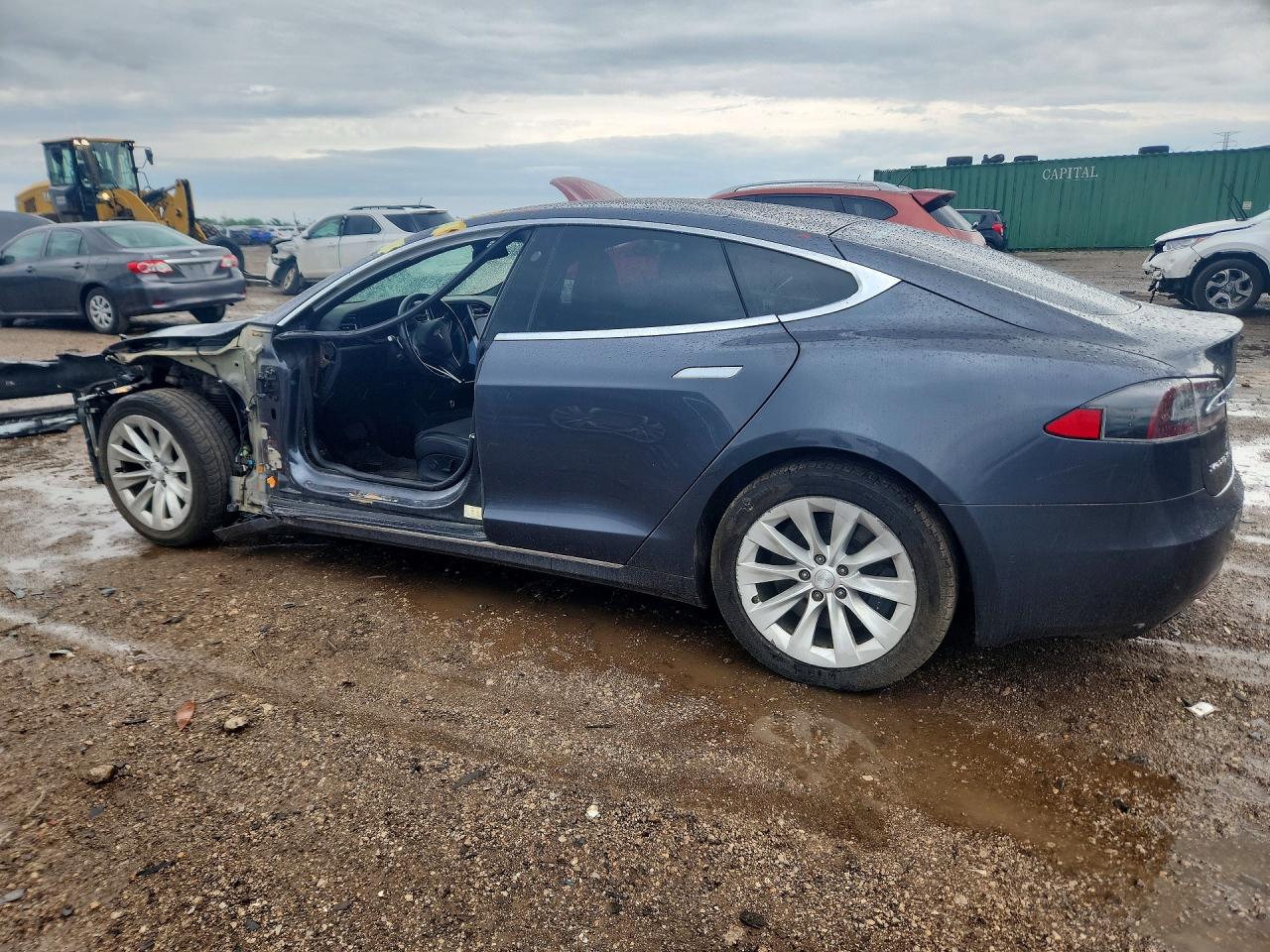 2018 Tesla Model S VIN 5YJSA1E22JF274549 COPART salvage auction — Front End, IL - SALVAGE CERTIFICATE, sold $3,350 on 2026-07-09 (photo 2)