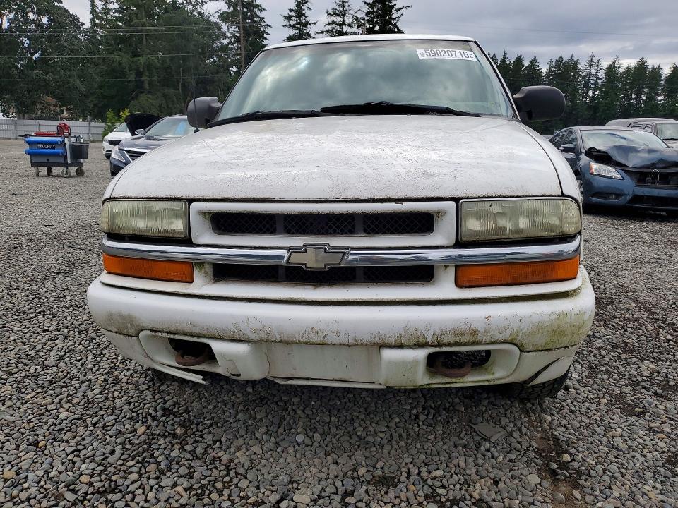 2003 Chevrolet Blazer VIN 1GNDT13X03K142162 COPART salvage auction — FRONT END, Wa - Vehicle Cert Of Ownership-Titl, sold $350 on 2026-07-02 (photo 5)