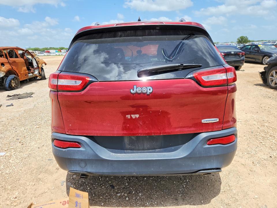 2014 Jeep Cherokee VIN 1C4PJLCS2EW155518 COPART salvage auction — FRONT END, Tx - Salvage Vehicle Title, sold $900 on 2026-07-02 (photo 6)