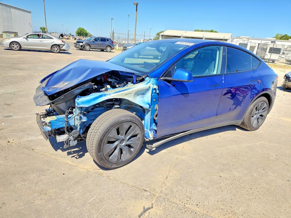 2024 Tesla Model y VIN 7SAYGDED7RF127122 COPART salvage auction — FRONT END, Ca - Salvage Certificate, sold $12,700 on 2026-07-13 (photo 1)