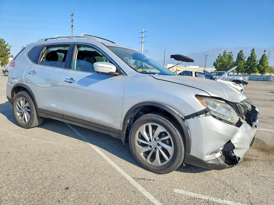 2015 Nissan VIN 5N1AT2MT9FC861580 COPART salvage auction — FRONT END, Ca - Salvage Certificate, sold $1,600 on 2026-07-02 (photo 4)