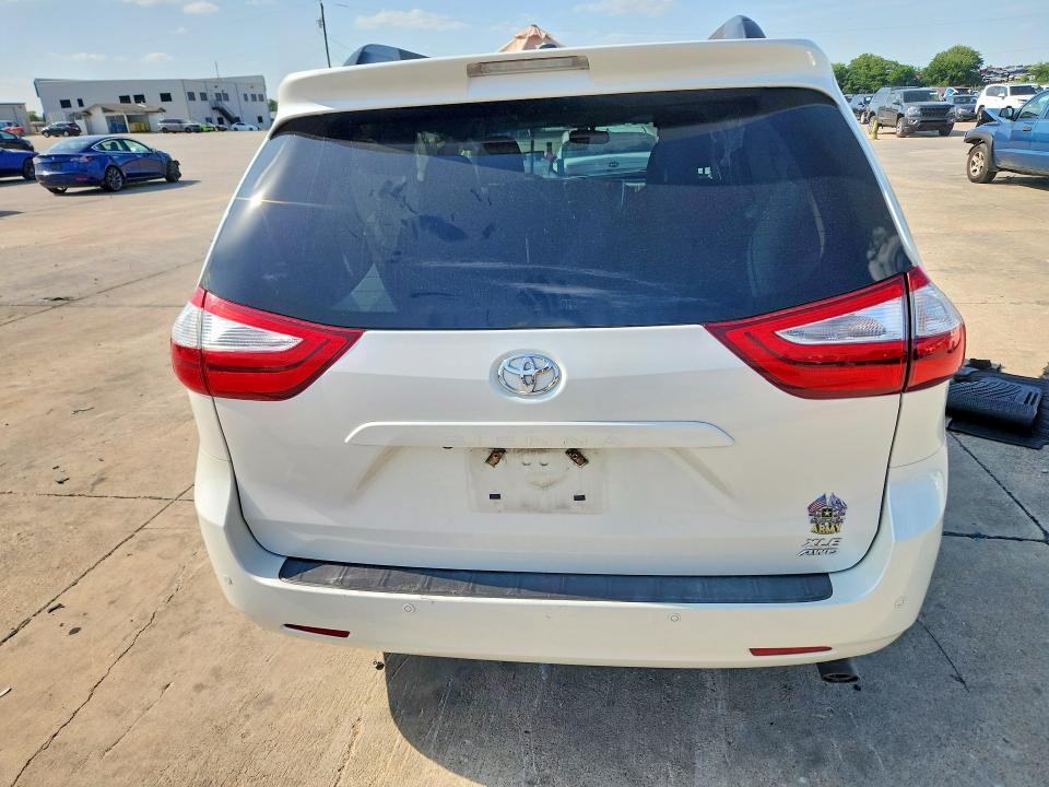 2017 Toyota Sienna VIN 5TDDZ3DC6HS160034 COPART salvage auction — FRONT END, TX - SALVAGE VEHICLE TITLE, sold $3,950 on 2026-07-09 (photo 6)