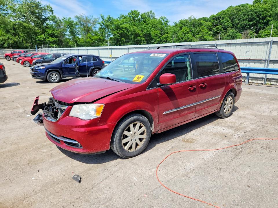 2014 Chrysler Voyager VIN 2C4RC1BG7ER220747 COPART salvage auction — FRONT END, Pa - Certificate Of Salvage, sold $675 on 2026-07-09 (photo 1)