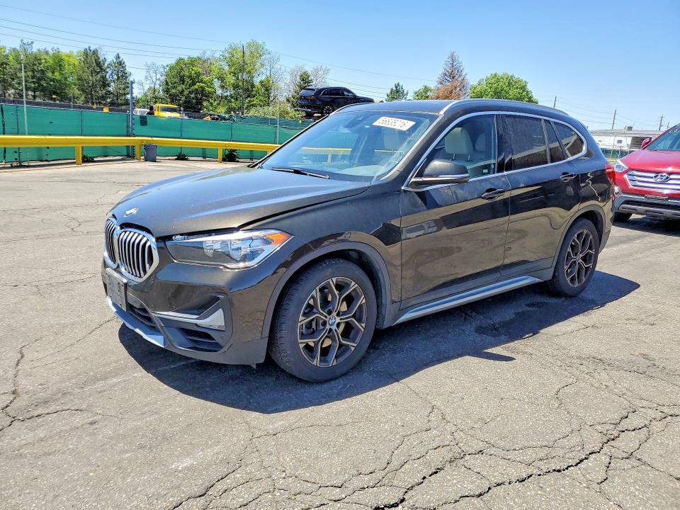 2020 BMW X1 VIN WBXJG9C07L5P85501 COPART salvage auction — FRONT END, Co - Public - Salvage Title, sold $10,300 on 2026-07-07 (photo 1)