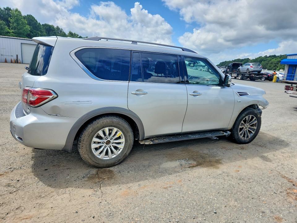 2020 Nissan Armada VIN JN8AY2NC1L9619626 COPART salvage auction — FRONT END, Salvage Title, sold $6,900 on 2026-07-23 (photo 3)