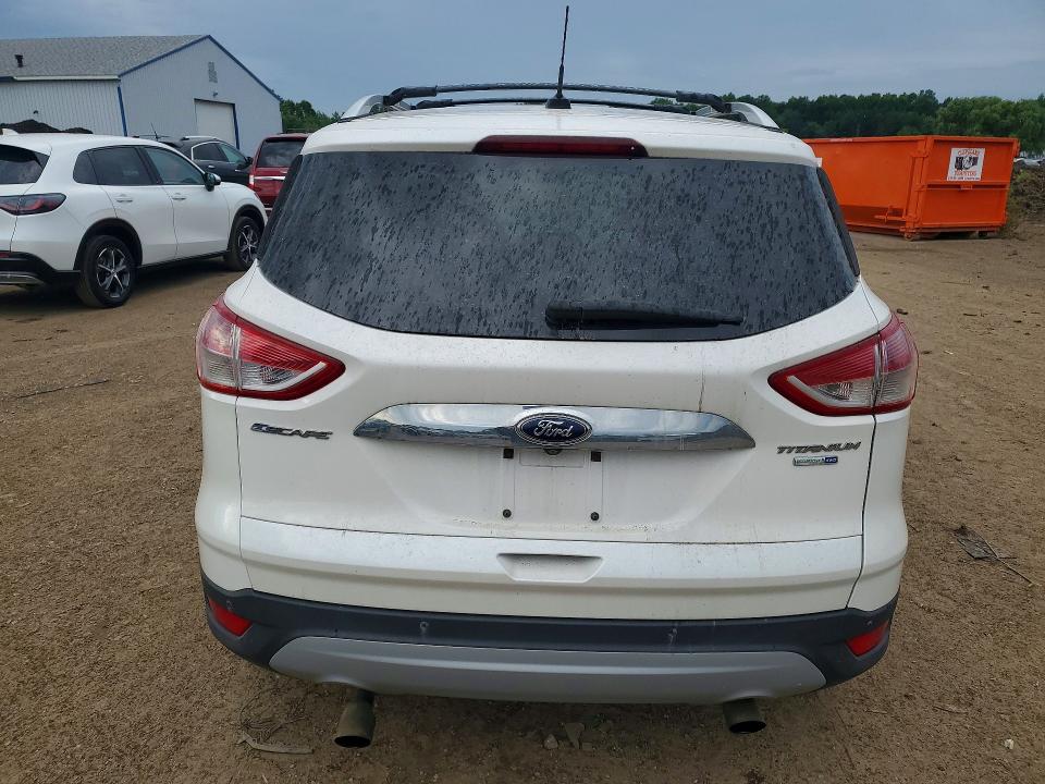 2014 Ford Escape VIN 1FMCU9J94EUD78496 COPART salvage auction — HAIL, Oh - Cert Of Title-Salvage, sold $1,300 on 2026-07-06 (photo 6)