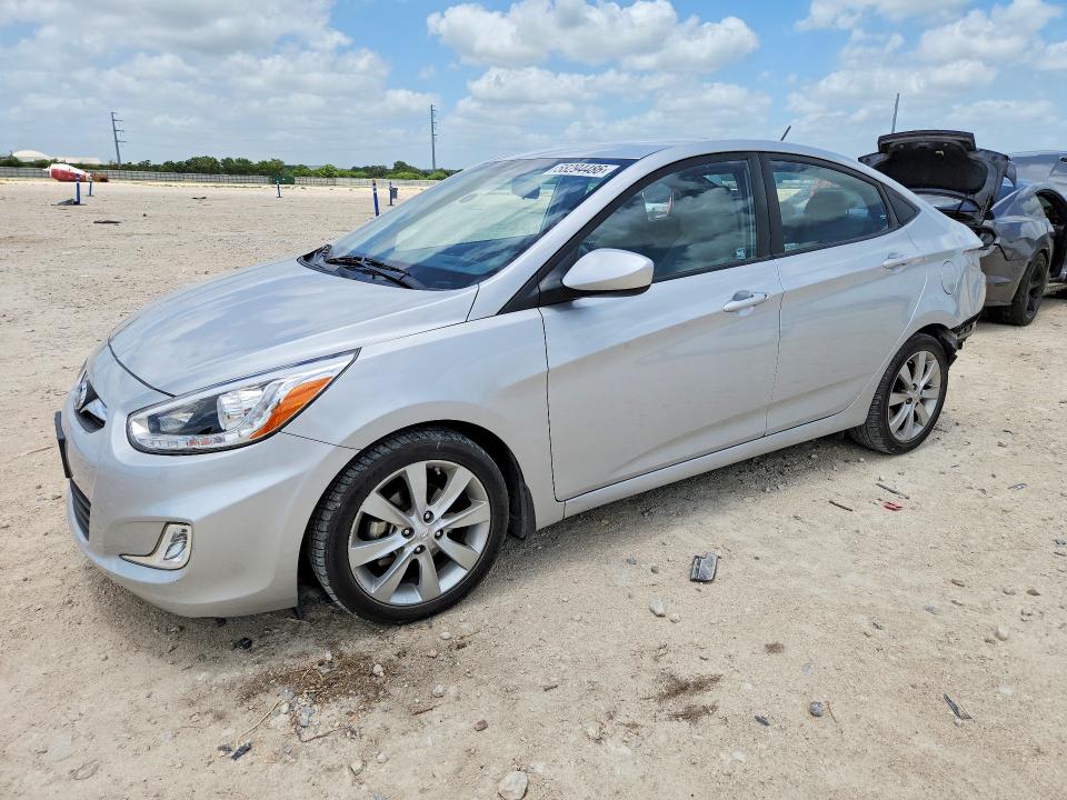2014 Hyundai VIN KMHCU4AE3EU676750 COPART salvage auction — REAR END, Tx - Salvage Vehicle Title, sold $1,700 on 2026-07-16 (photo 1)