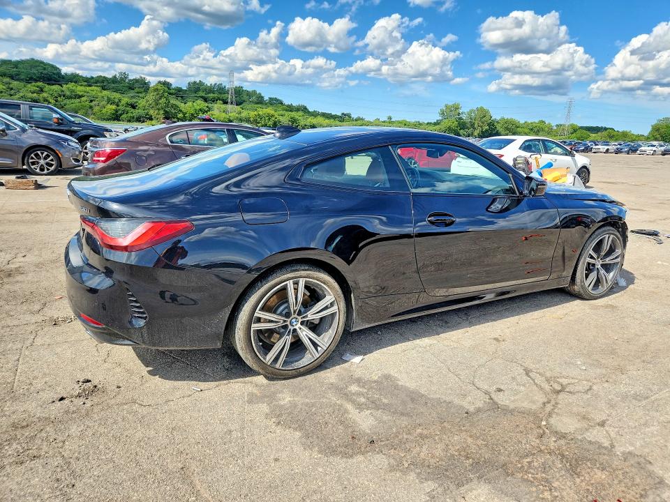 2022 BMW 4er VIN WBA73AP08NCJ27177 COPART salvage auction — FRONT END, Il - Salvage Certificate, sold $14,900 on 2026-07-29 (photo 3)
