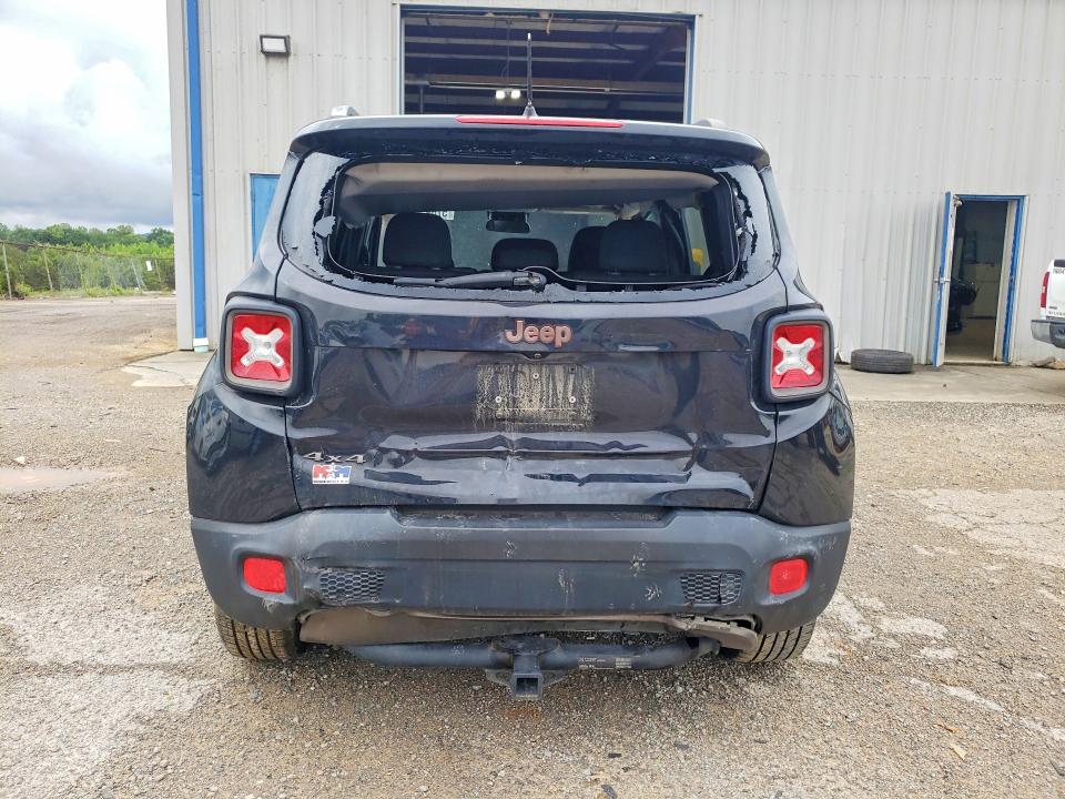 2016 Jeep VIN ZACCJBBT4GPE11693 COPART salvage auction — REAR END, Va - Cert Of Title - Salvage, sold $100 on 2026-07-31 (photo 6)