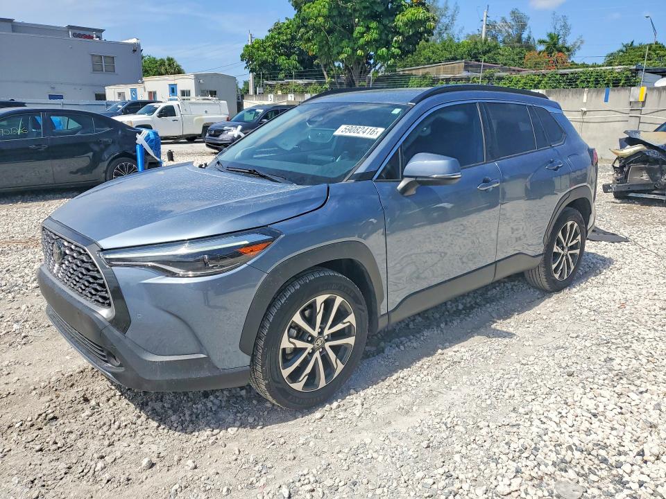 2023 Toyota VIN 7MUDAAAG6PV067800 COPART salvage auction — SIDE, Fl - Cert Of Title Slvg Rebuildable, sold $5,700 on 2026-07-28 (photo 1)