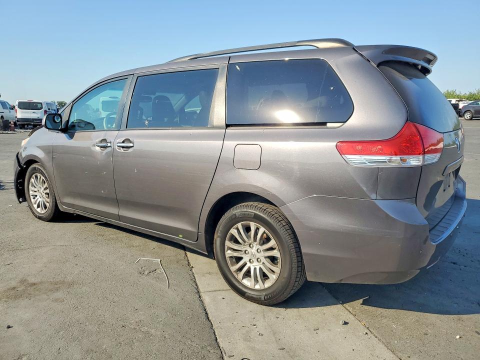 2011 Toyota Sienna VIN 5TDYK3DC8BS059011 COPART salvage auction — FRONT END, CA - SALVAGE CERTIFICATE, sold $2,050 on 2026-07-13 (photo 2)