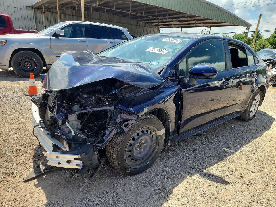 2023 Toyota Corolla VIN JTDBCMFE7PJ011883 COPART salvage auction — FRONT END, Tx - Nonrepairable Title, sold $100 on 2026-07-09 (photo 1)