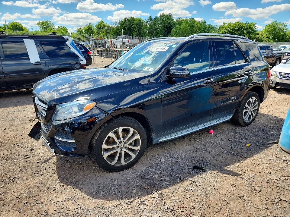 2018 Mercedes-benz Gle VIN 4JGDA5JB9JB080458 COPART salvage auction — SIDE, Pa - Certificate Of Salvage, sold $2,700 on 2026-07-20 (photo 1)