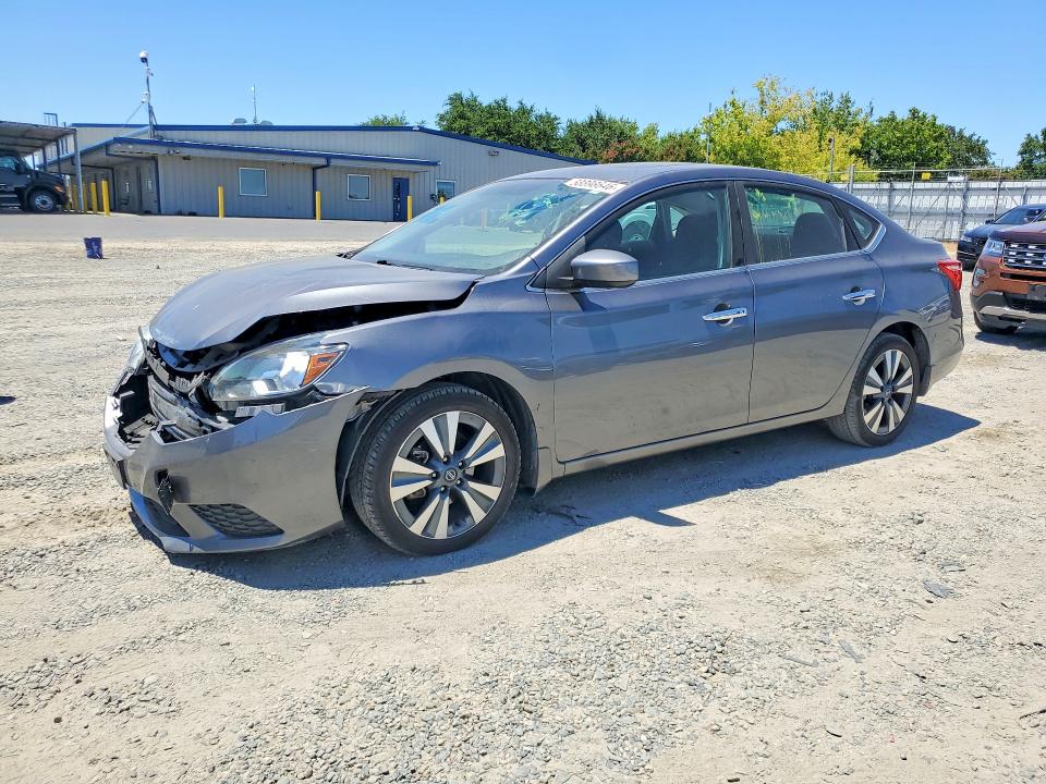 2019 Nissan Sentra VIN 3N1AB7AP4KY431228 COPART salvage auction — FRONT END, Ca - Salvage Certificate, sold $2,250 on 2026-07-09 (photo 1)