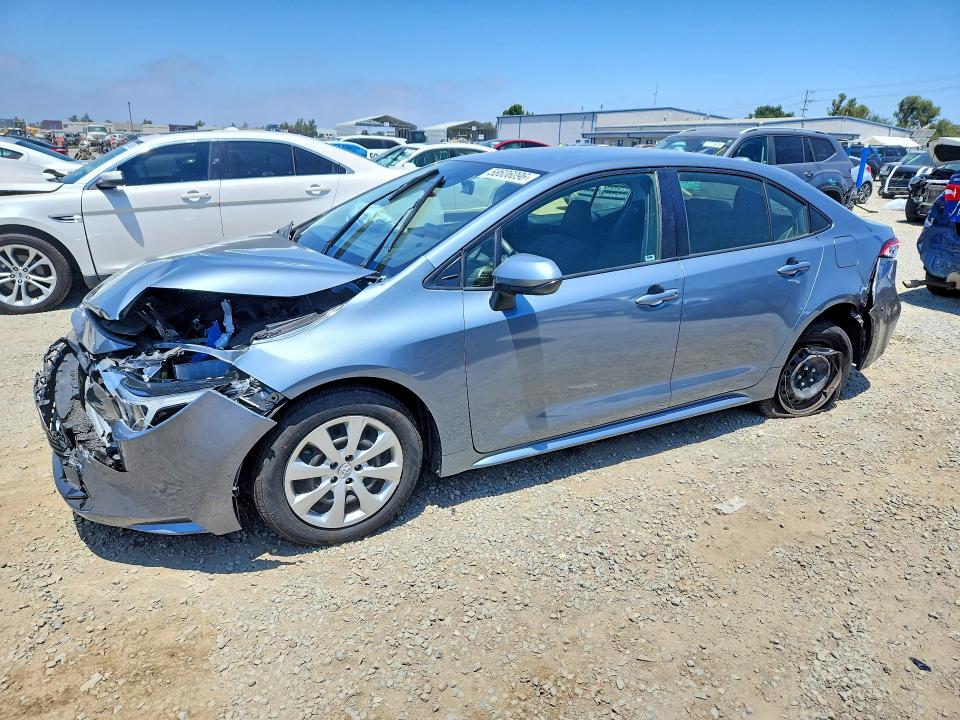 2024 Toyota Corolla VIN JTDBCMFEXR3028944 COPART salvage auction — FRONT END, Ca - Salvage Certificate, sold $3,750 on 2026-07-28 (photo 1)