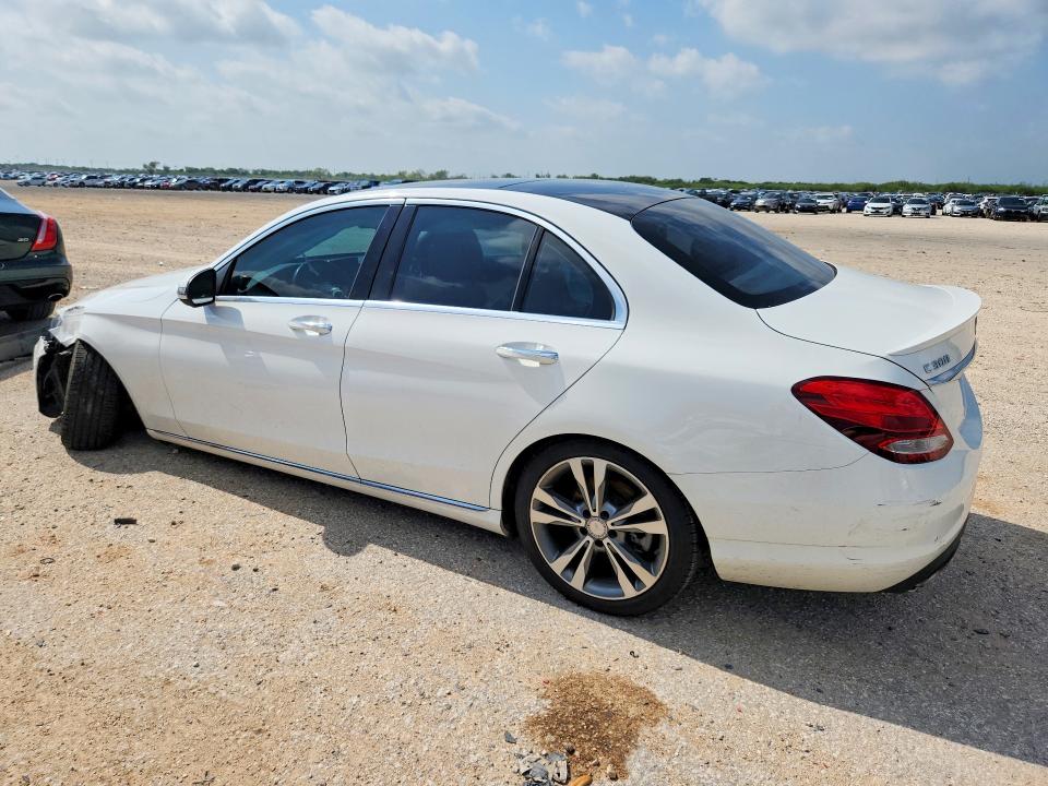 2017 Mercedes-benz C class VIN 55SWF4JB5HU189451 COPART salvage auction — FRONT END, Tx - Certificate Of Title, sold $3,000 on 2026-07-09 (photo 2)