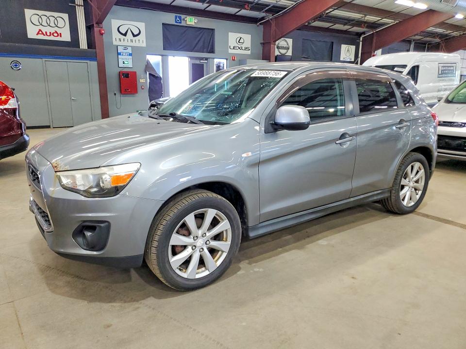 2014 Mitsubishi Outlander sport VIN 4A4AP3AU1EE001325 COPART salvage auction — REAR END, Va - Certificate Of Title, sold $1,550 on 2026-07-31 (photo 1)