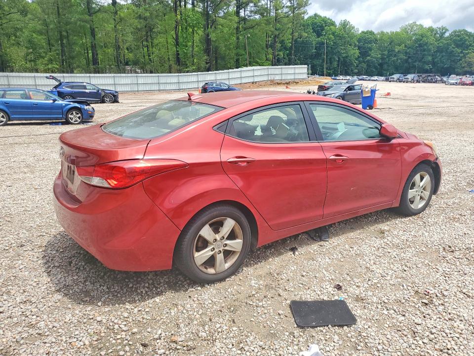 2013 Hyundai Elantra VIN KMHDH4AE8DU776544 COPART salvage auction — FRONT END, Nc - Dealer Only Clean Title, sold $250 on 2026-07-06 (photo 3)