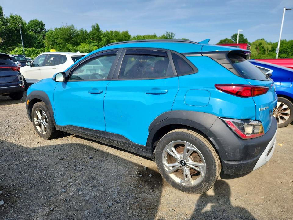 2022 Hyundai Kona VIN KM8K3CAB4NU818425 COPART salvage auction — MINOR DENT/SCRATCHES, Ct - Certificate Of Title, sold $6,800 on 2026-07-09 (photo 2)