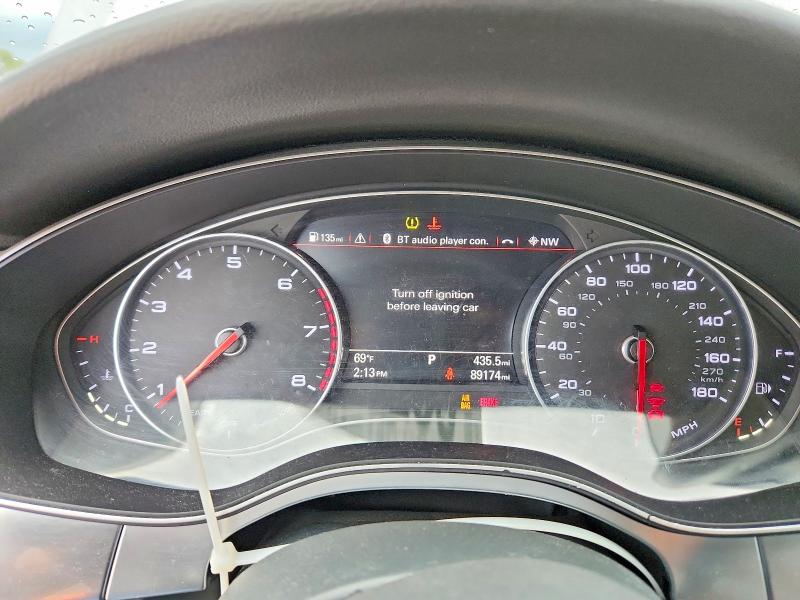 2016 Audi A6 VIN WAUHGAFC0GN065169 COPART salvage auction — FRONT END, Il - Salvage Certificate, sold $4,250 on 2026-07-30 (photo 9)
