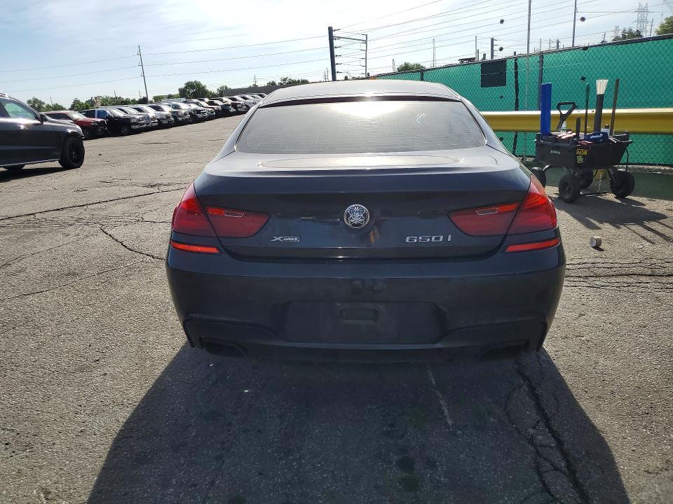 2013 BMW 6er VIN WBA6B4C59DD098900 COPART salvage auction — SIDE, Co - Dis/Dlr/Exp Only Clean Title, sold $675 on 2026-08-18 (photo 6)